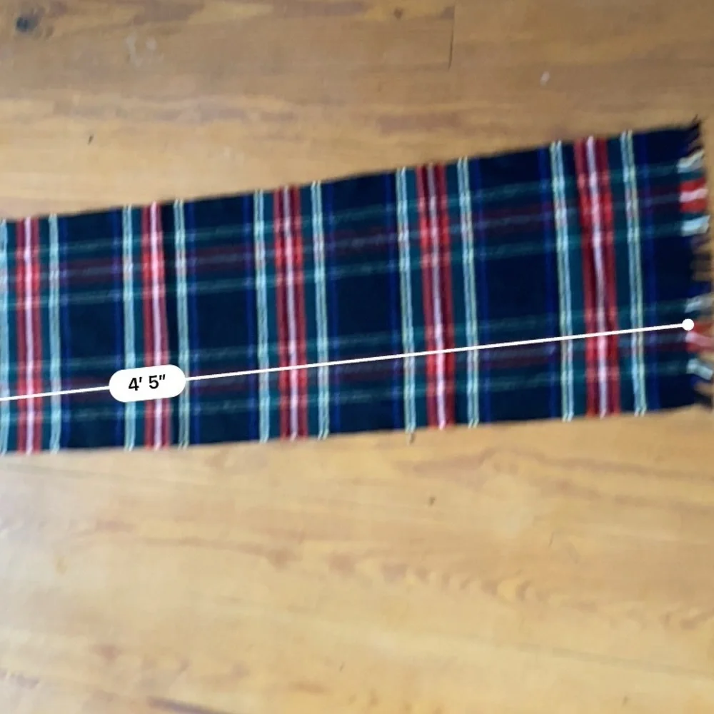 Cashmere Plaid Tartan Scarf 51 Inches Long